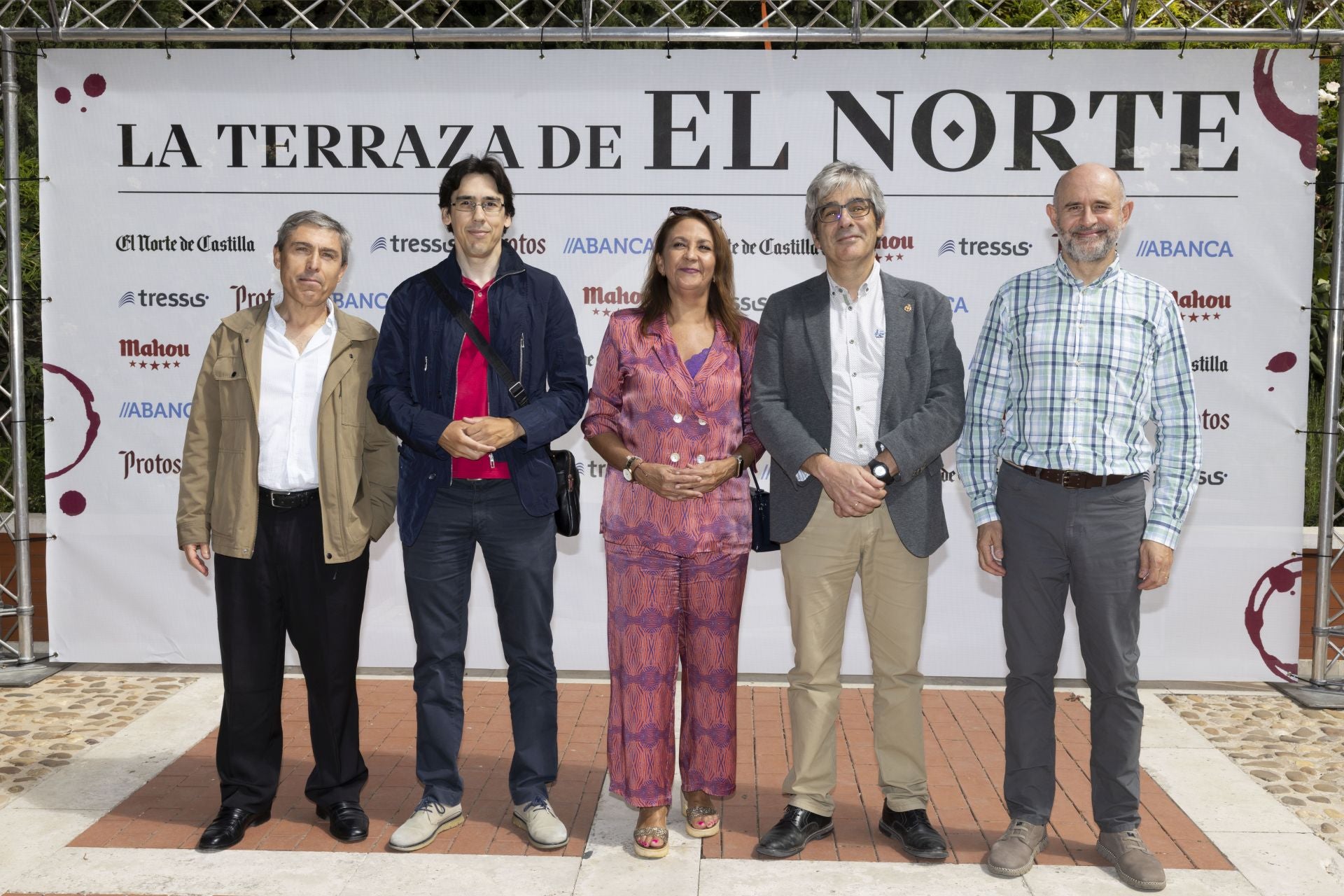 Gabriel Lleras, Juan Jambrina, Blanca López, Benjamín Sahelices y Julián Arroyo, del Colegio Profesional de Ingeniería Informática.