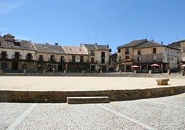 Plaza Mayor de Riaza.