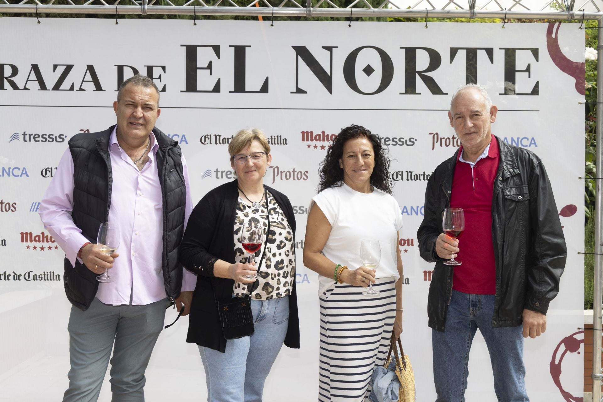 Modesto Herguedas y Yolanda Martín, de Maryobeli, y Ángeles Fernández y Julio César Gil, de La Giralda de Castilla.