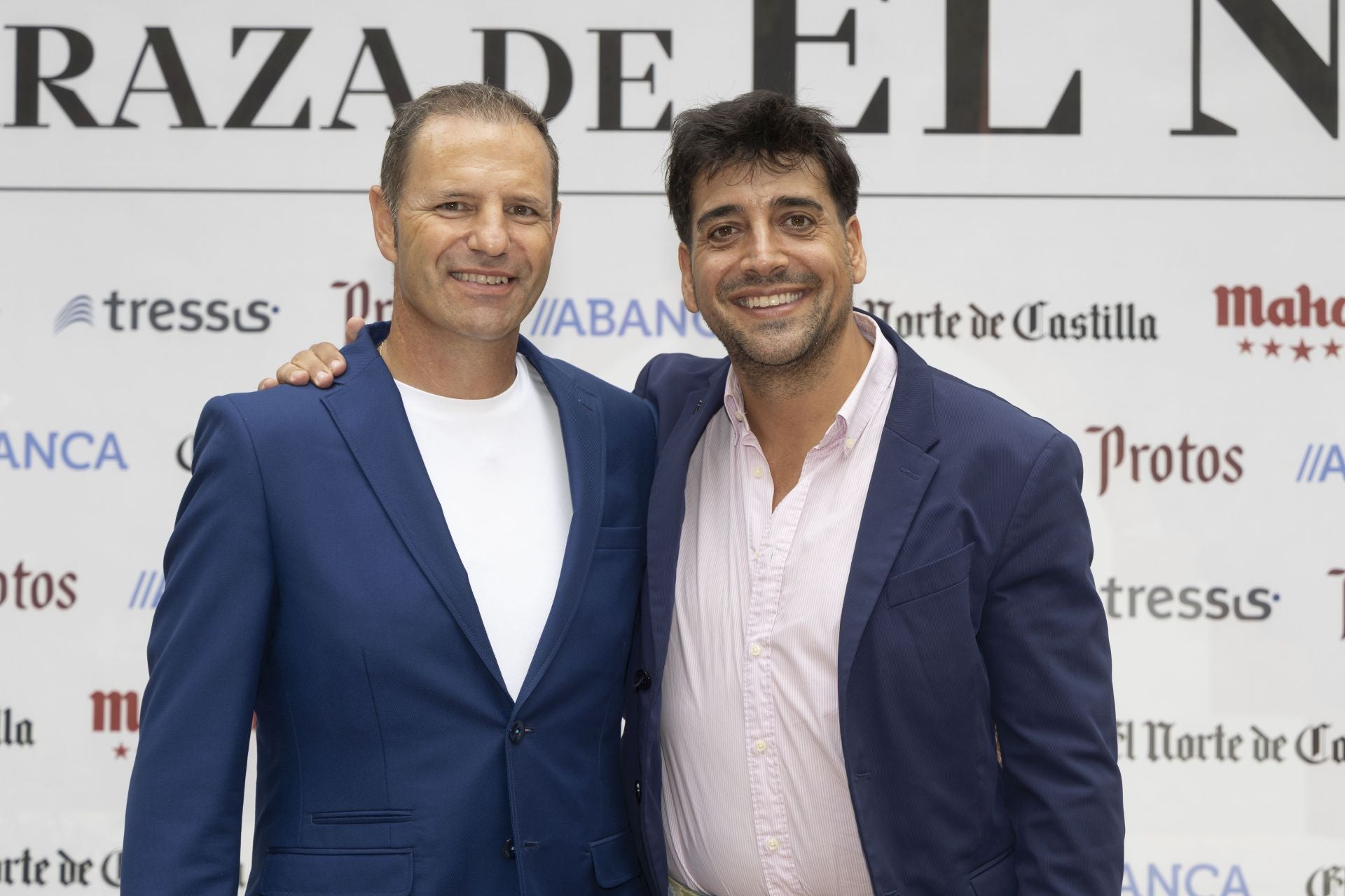 Bernardo Gómez, de Maxber, y Ángel Casado, de El Norte.