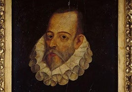 Retrato de Cervantes, anónimo atribuido a Juan de Jáuregui.