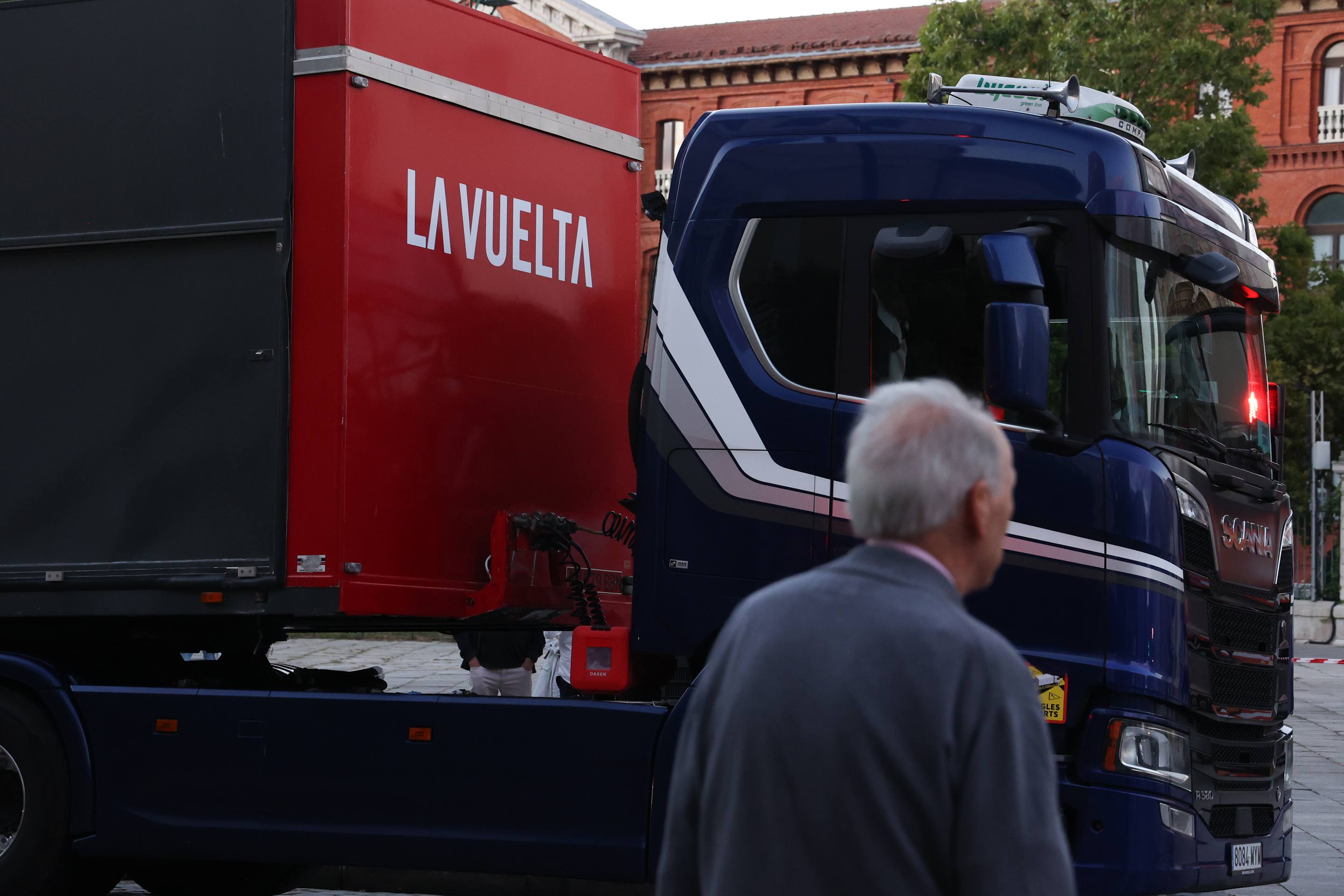 Los preparativos de La Vuelta en Valladolid, en imágenes