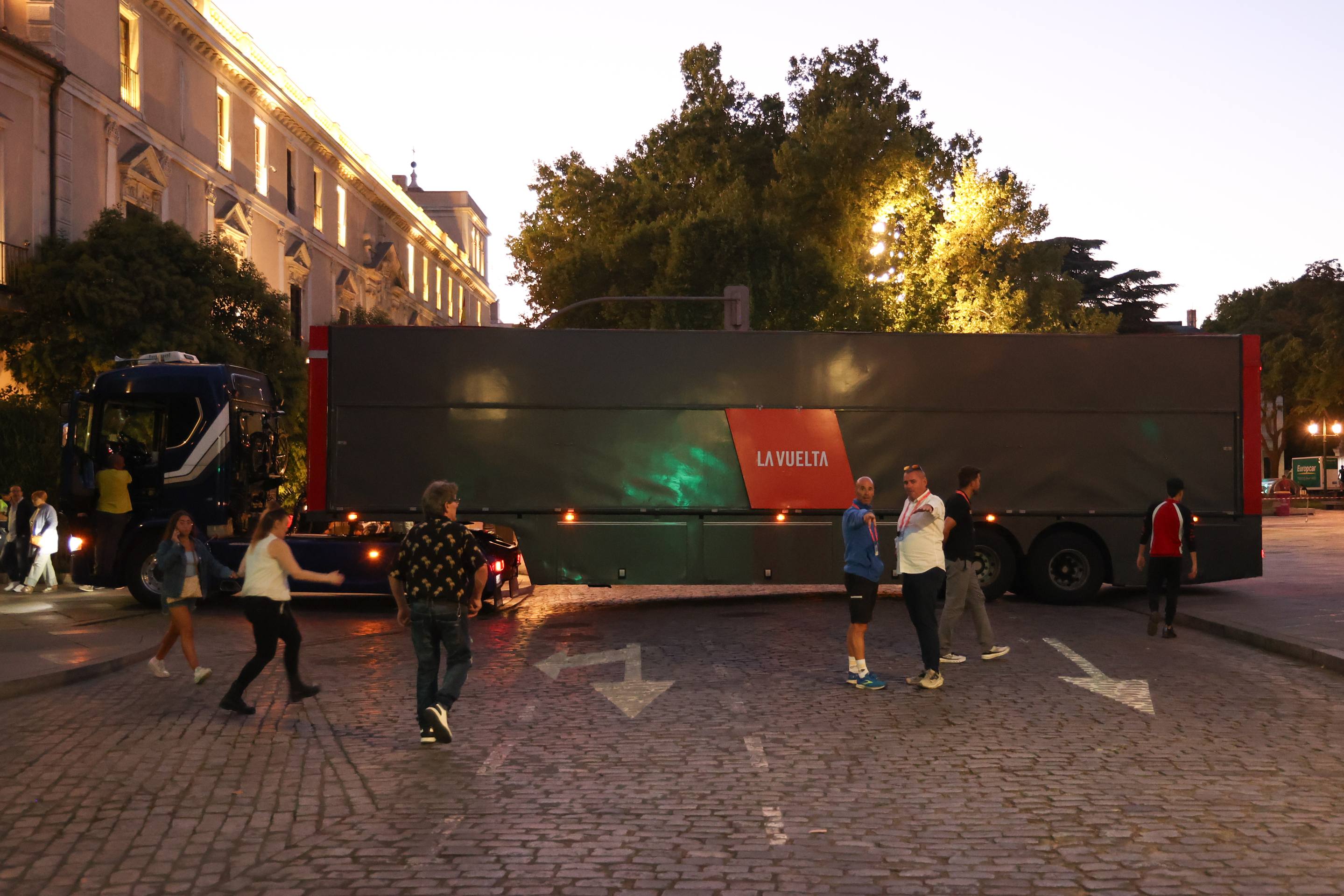 Los preparativos de La Vuelta en Valladolid, en imágenes