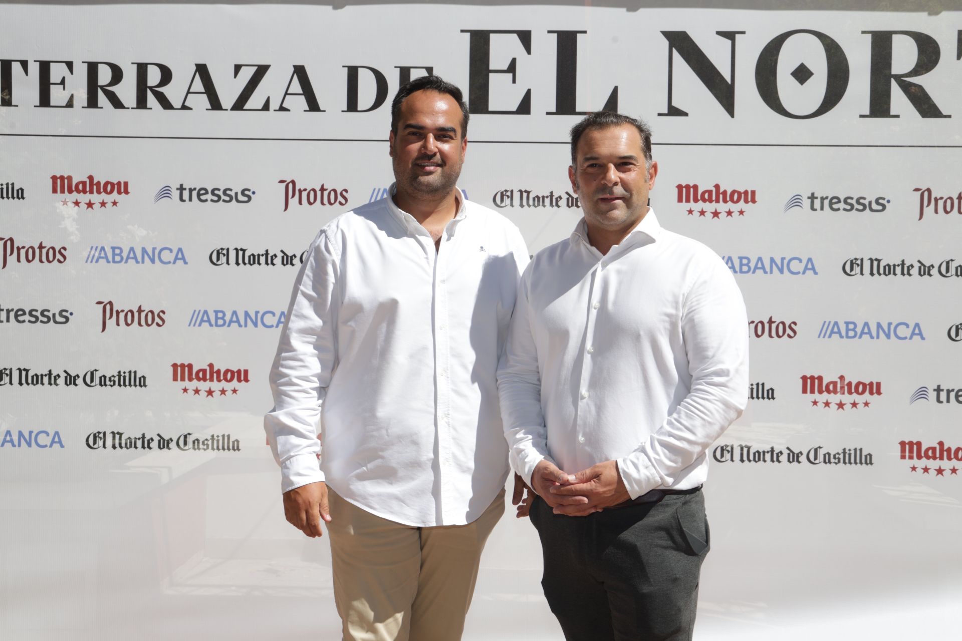 Álvaro Castrillejo, de Valladolid Motor, y Sergio García, de Comercial Cuatro.