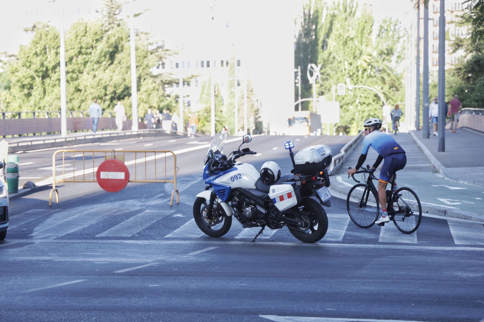 Cortes al tráfico en Isabel la Católica.