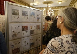 Uno de los expositores de la muestra en homenaje a Luis González del Casino.