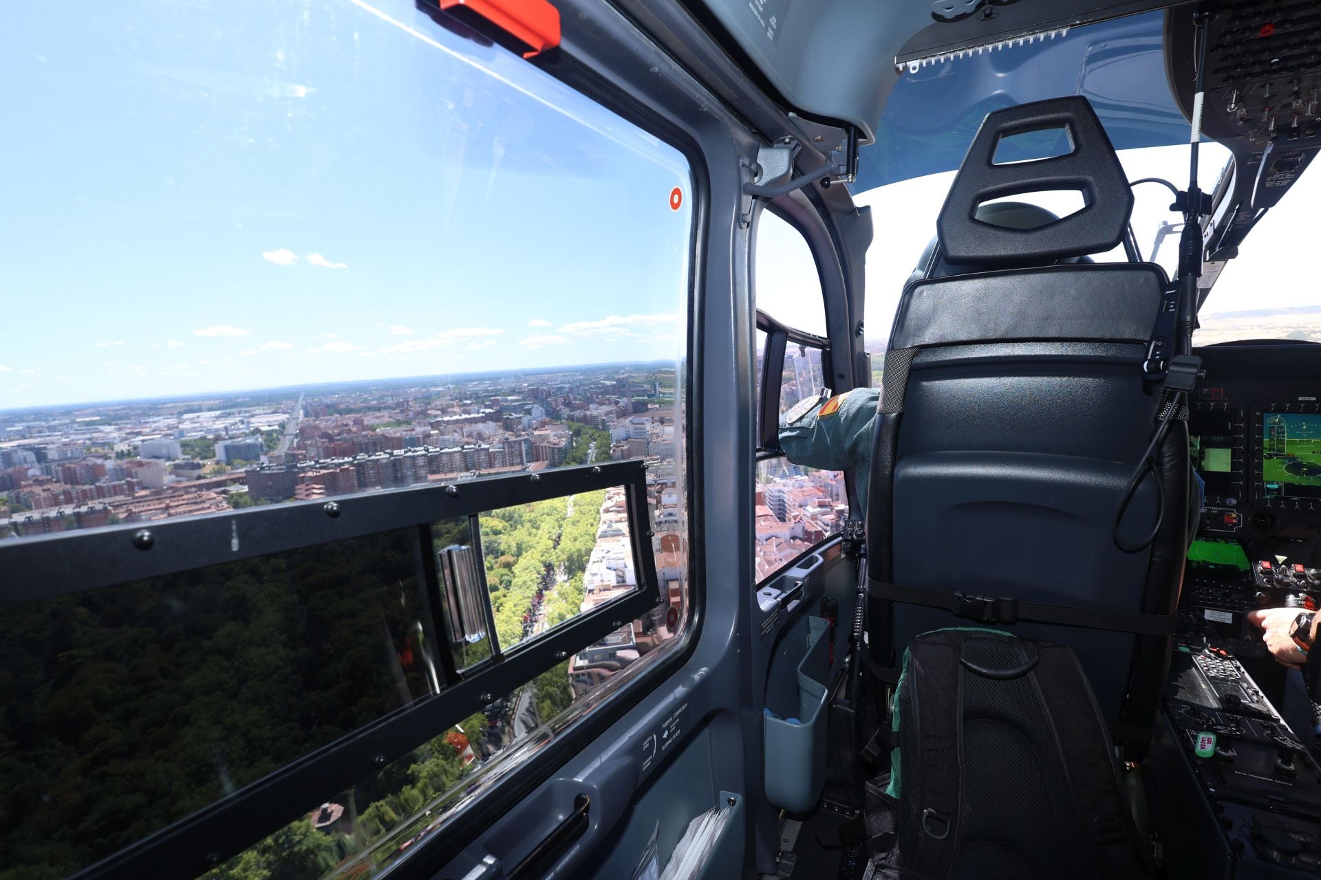 Las imágenes de La Vuelta a través del helicoptero de la Guardia Civil