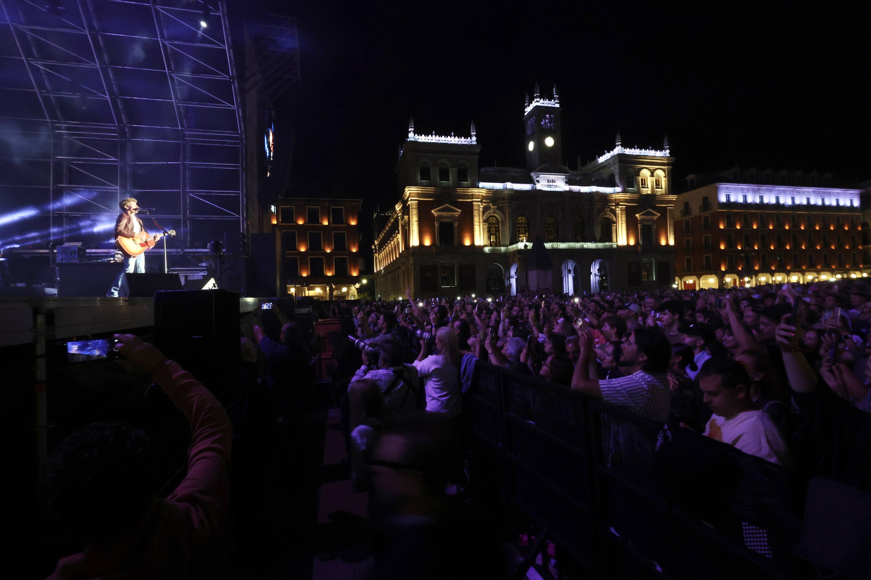 El concierto de James Blunt, en imágenes