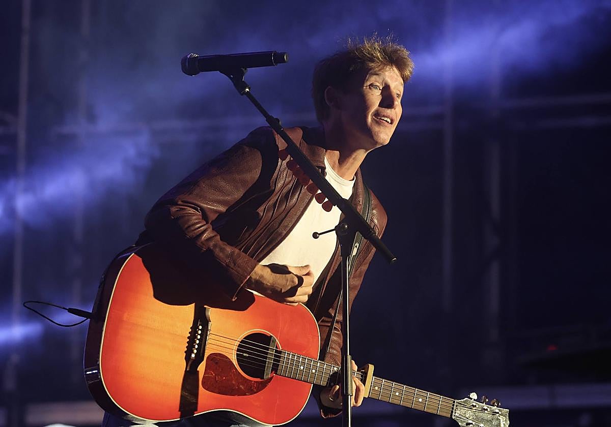 El concierto de James Blunt, en imágenes