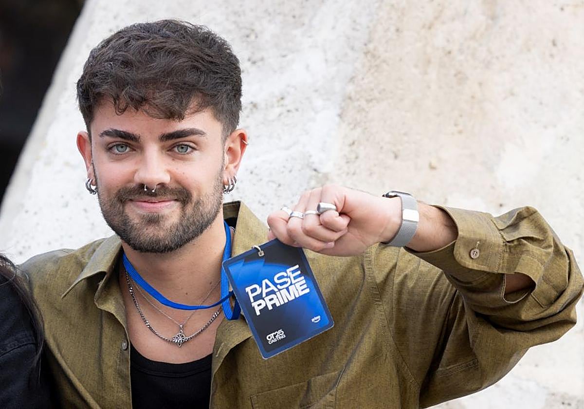 Iván Rojo, uno de los 18 concursantes que actuarán en la gala cero de 'Operación triunfo'.