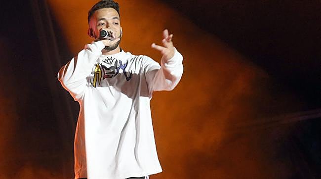 ¿Cuánto duró el concierto de C. Tangana en las fiestas del año 2018? 