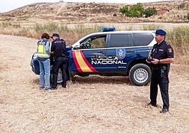 La Policía Nacional empleó drones en la búsqueda de la mujer.