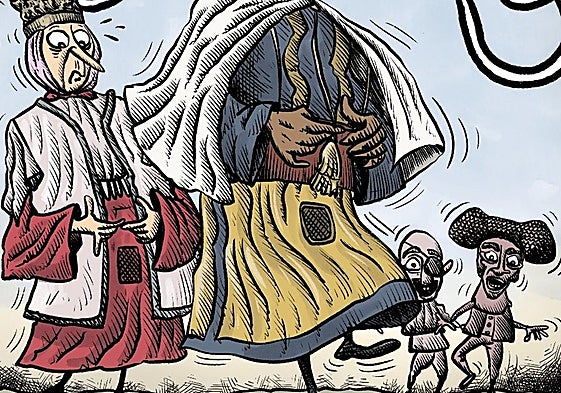 Sansón a la contra: 'Gigantes y cabezudos'