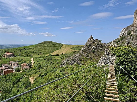 Vía ferrata en el entorno de Garoña.