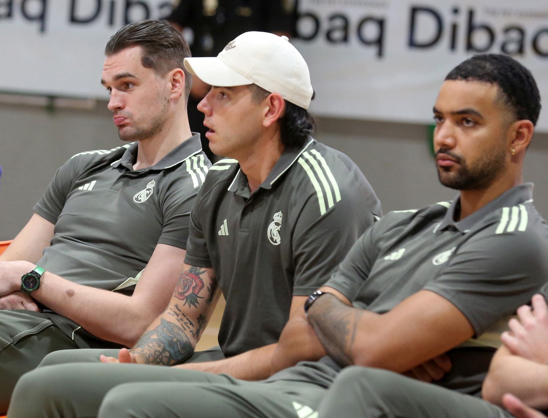 Fotos del partido de baloncesto entre el Madrid y Zaragoza en Segovia