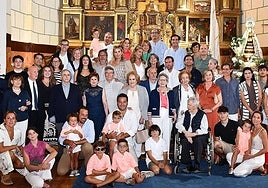 Celebración de la familia León Gutiérrez en Paredes de Nava.