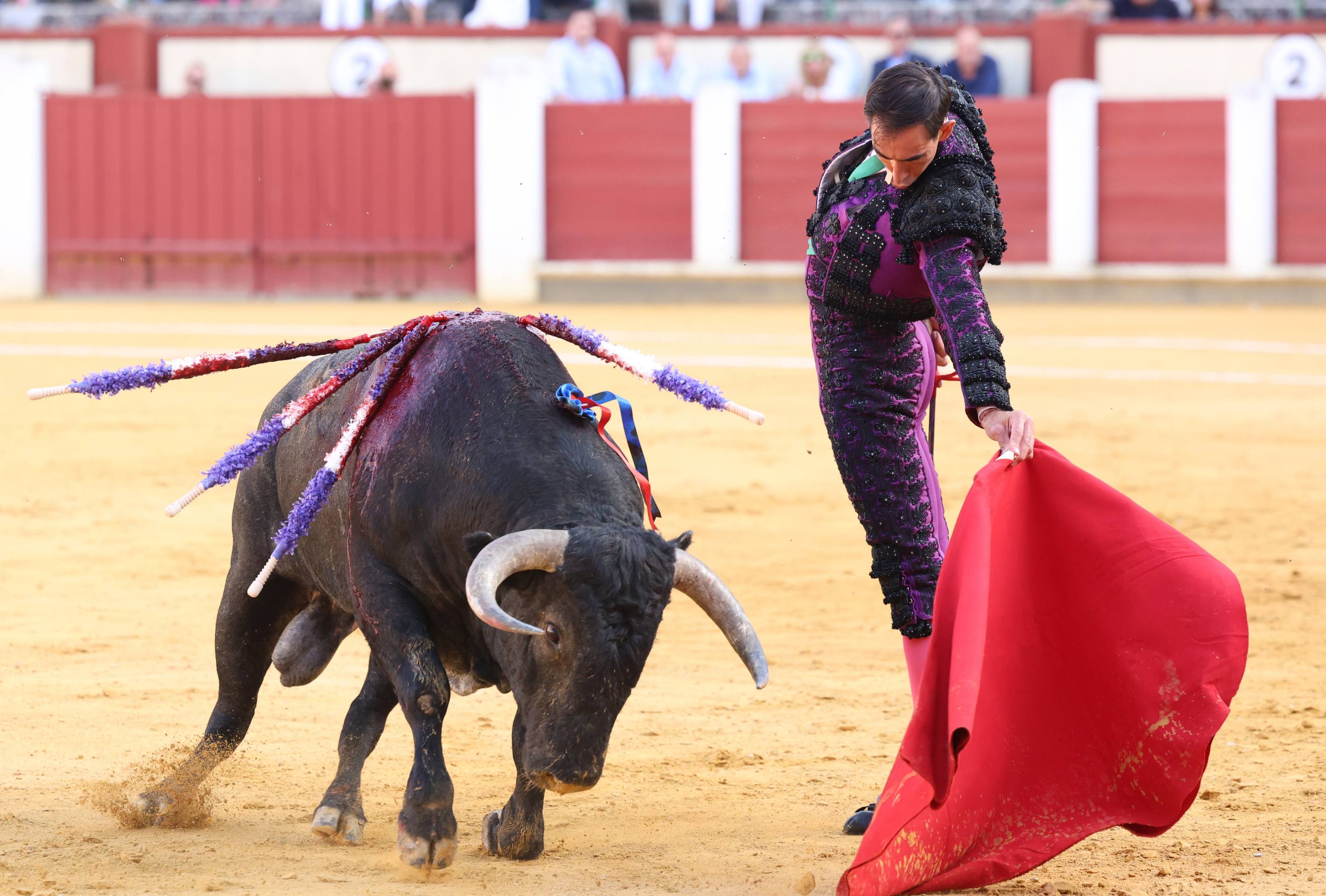 La corrida de toros de Uceda Leal, Jiménez Fortes y Rufo, en imágenes