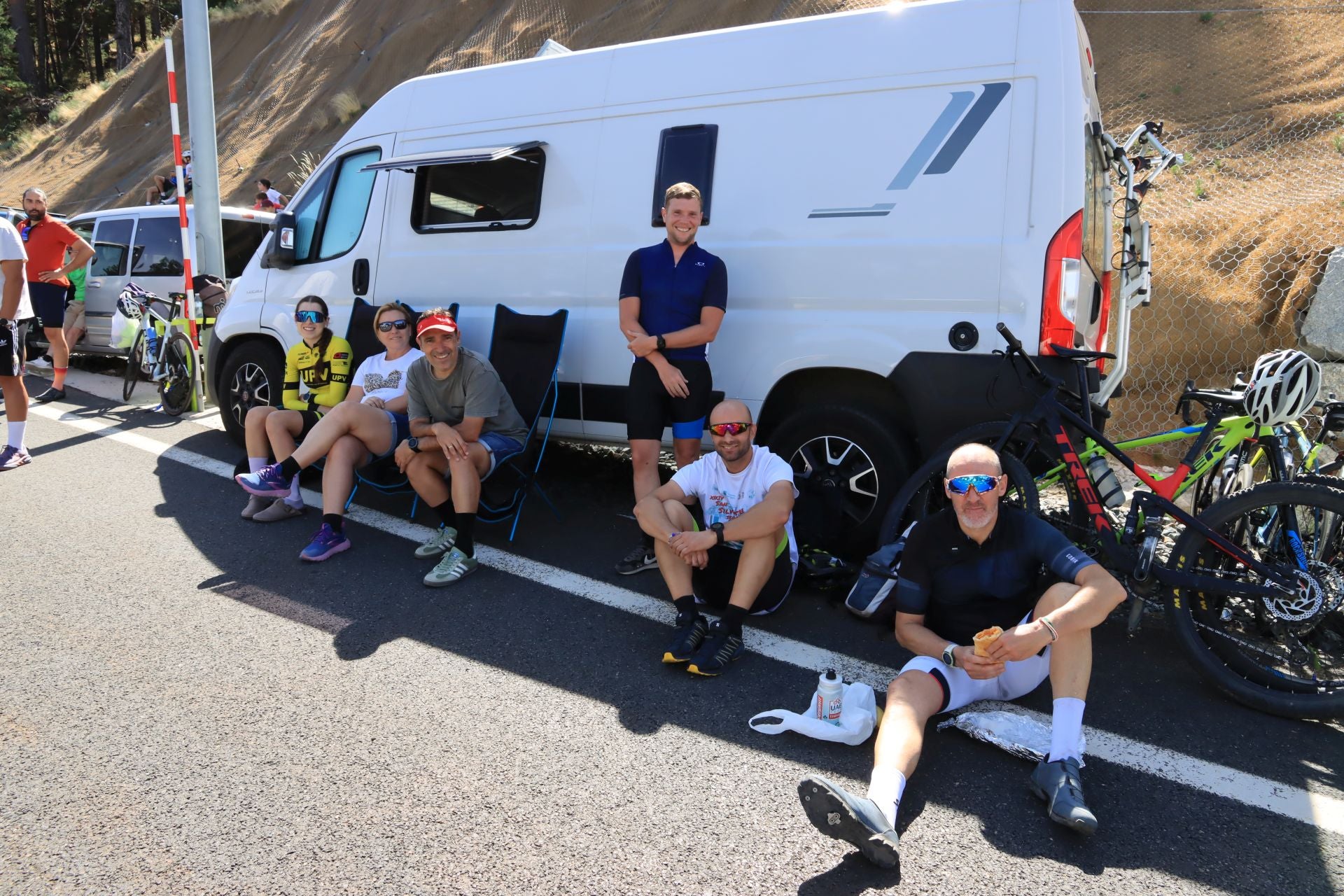 Fotos de la Vuelta en el Puerto de Navacerrada