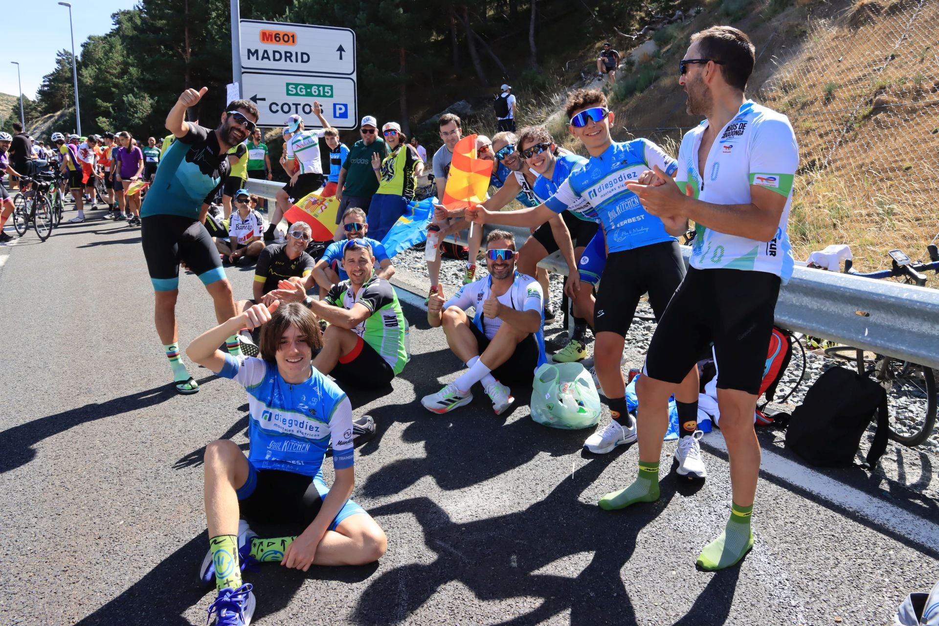 Fotos de la Vuelta en el Puerto de Navacerrada