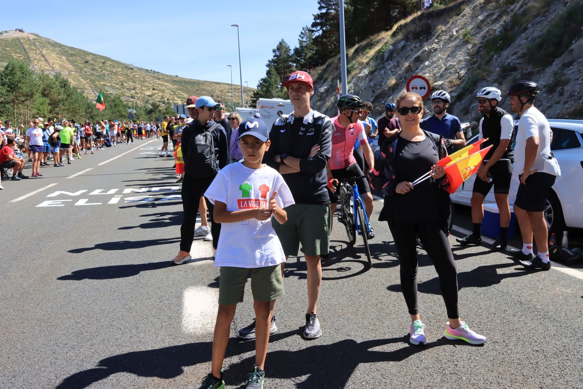 Fotos de la Vuelta en el Puerto de Navacerrada