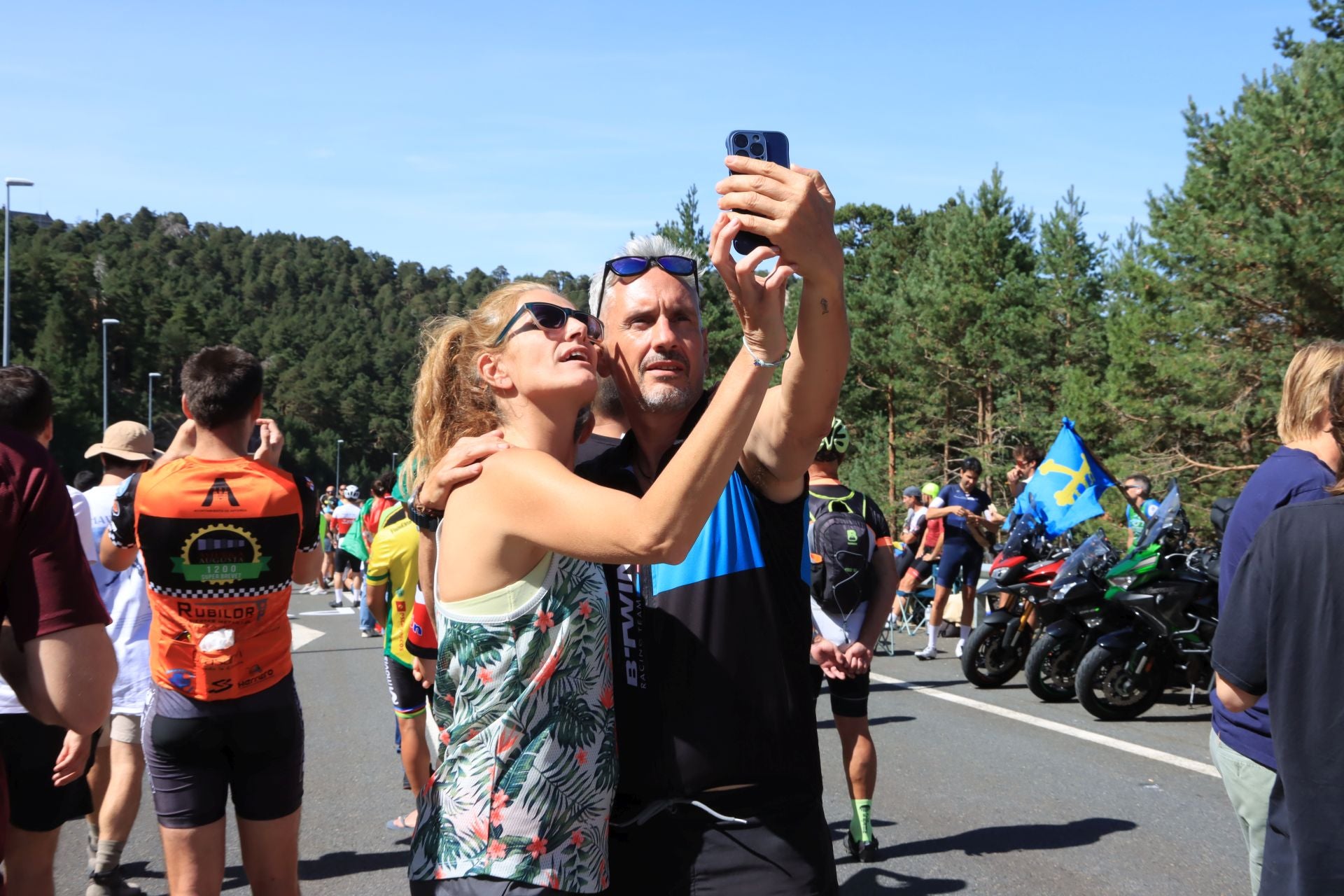 Fotos de la Vuelta en el Puerto de Navacerrada