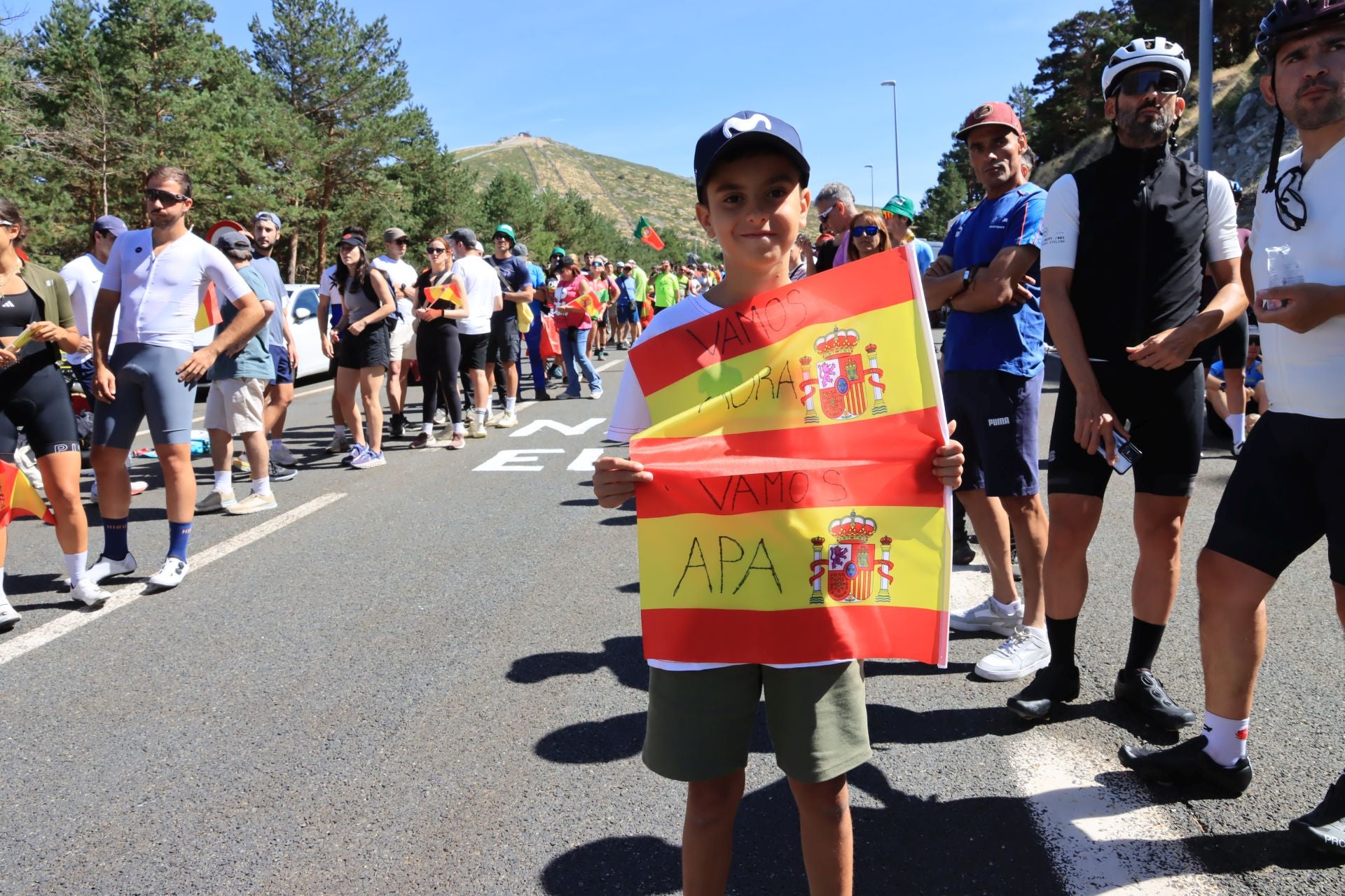 Fotos de la Vuelta en el Puerto de Navacerrada