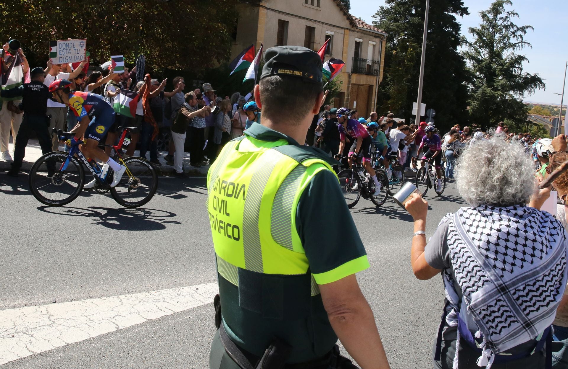 Fotografías de La Vuelta a su paso por Segovia