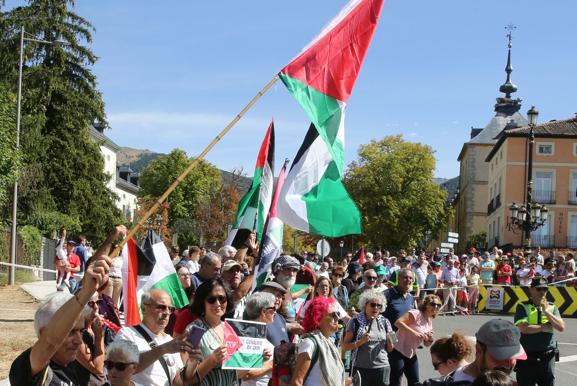 Fotografías de La Vuelta a su paso por Segovia