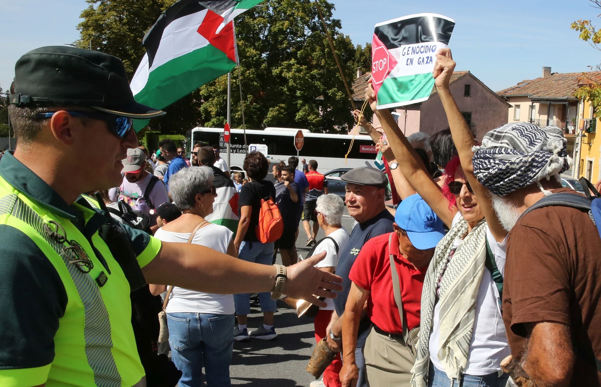 Fotografías de La Vuelta a su paso por Segovia
