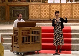 Dulscis Sonus, durante el concierto.