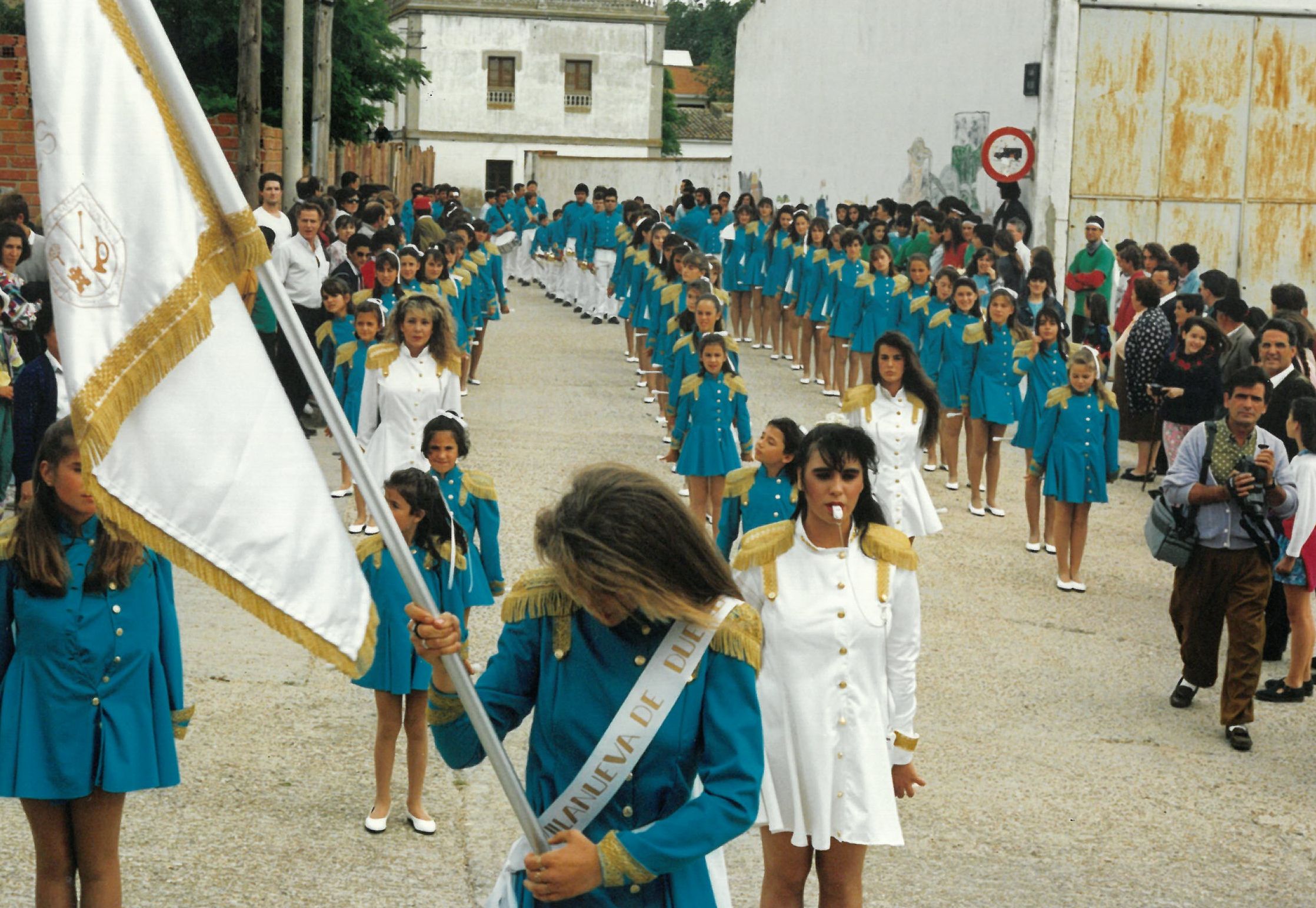 Desfile en las fiestas de 1992.