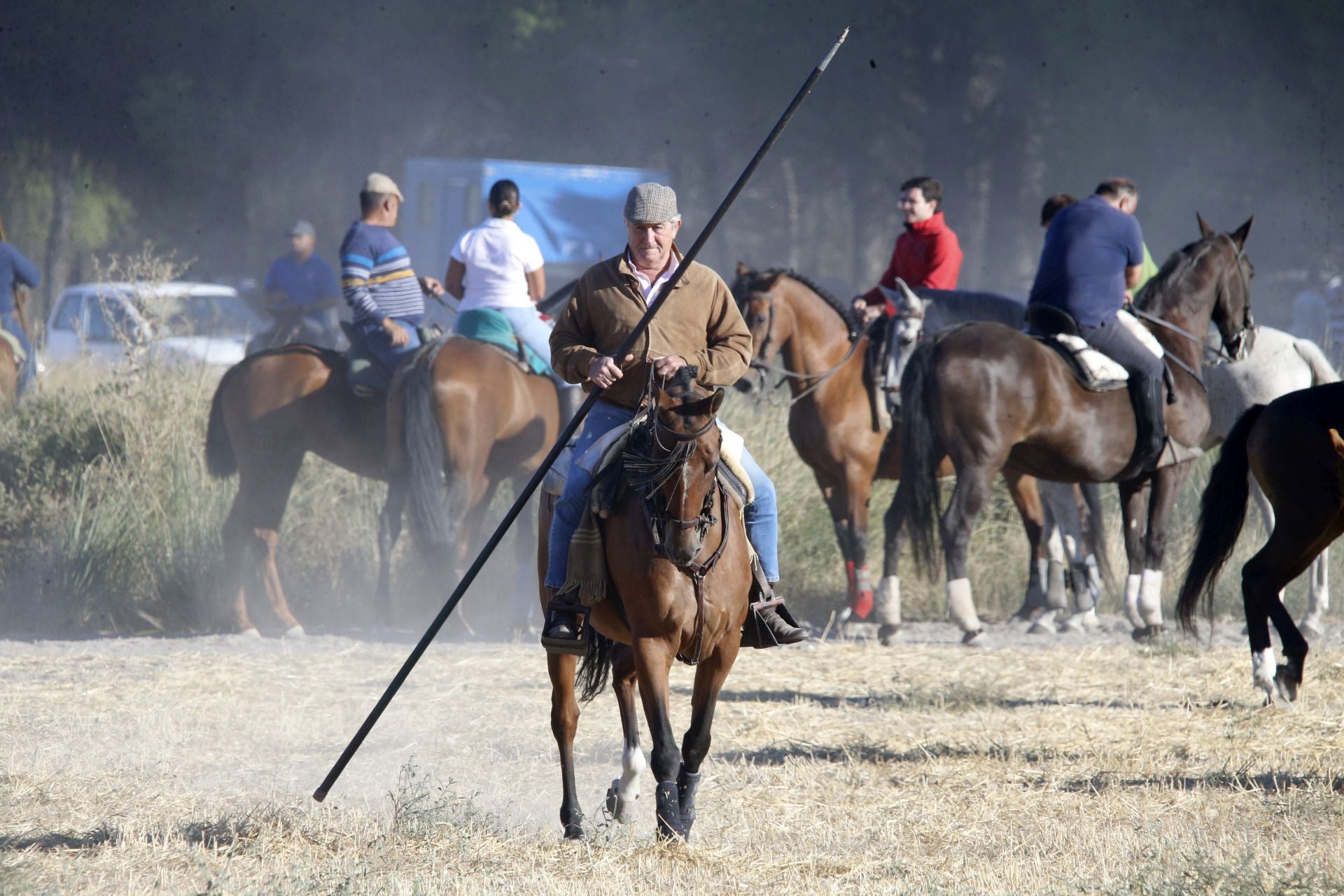 Las imágenes del último encierro en Arrabal de Portillo