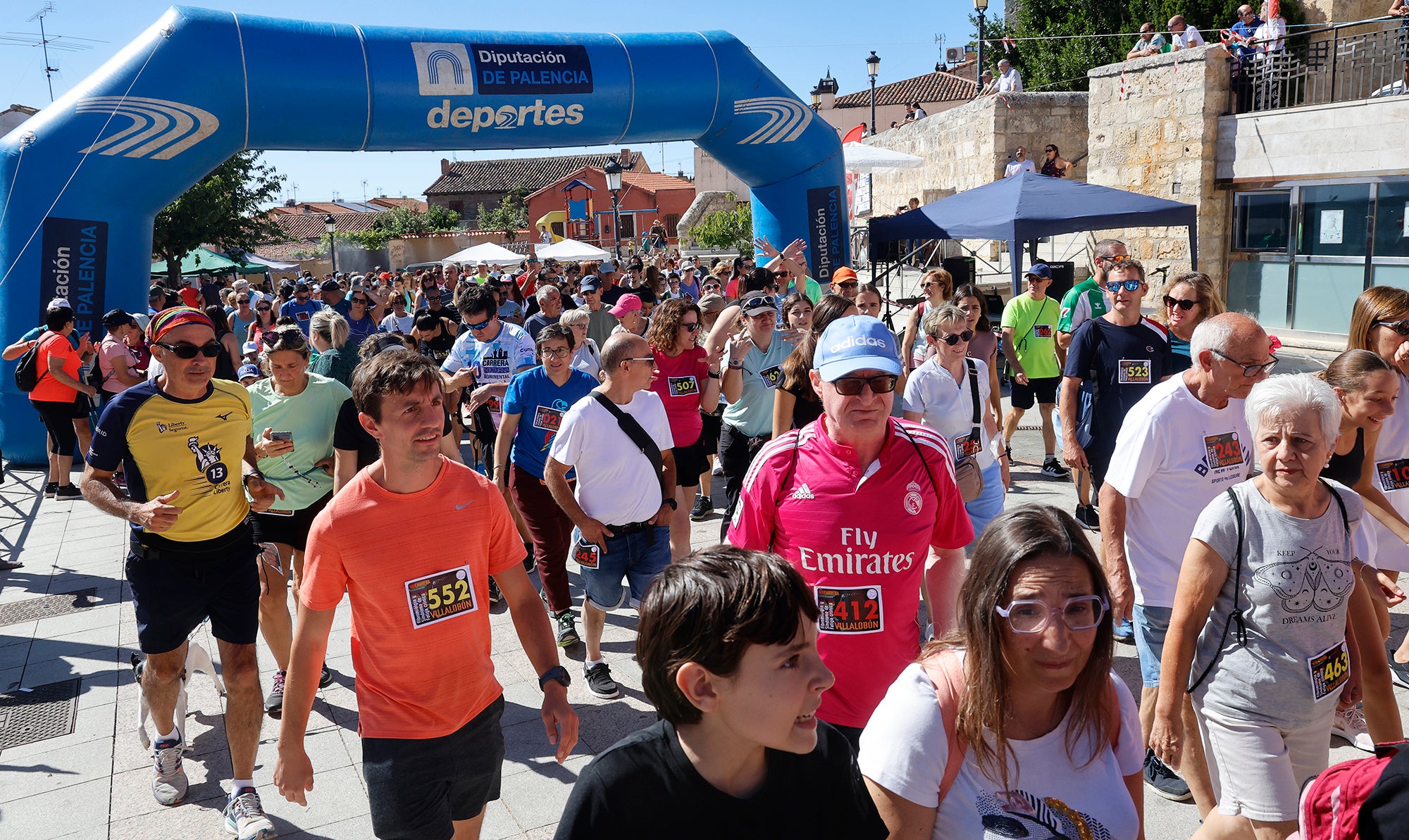 Más de mil personas se unen contra la fibromialgia en Villalobón