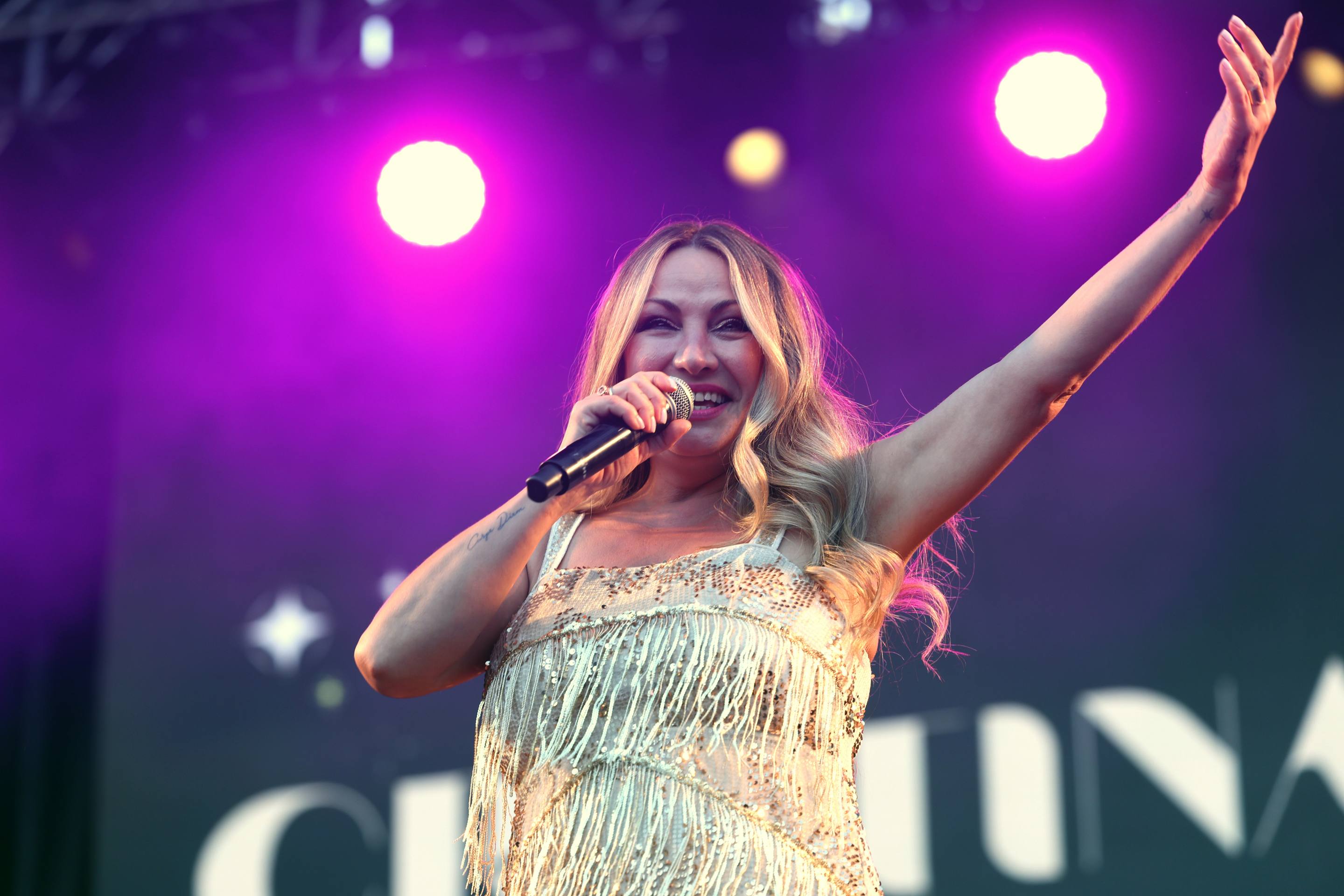 La actuación de Cristina Lázaro, en imágenes