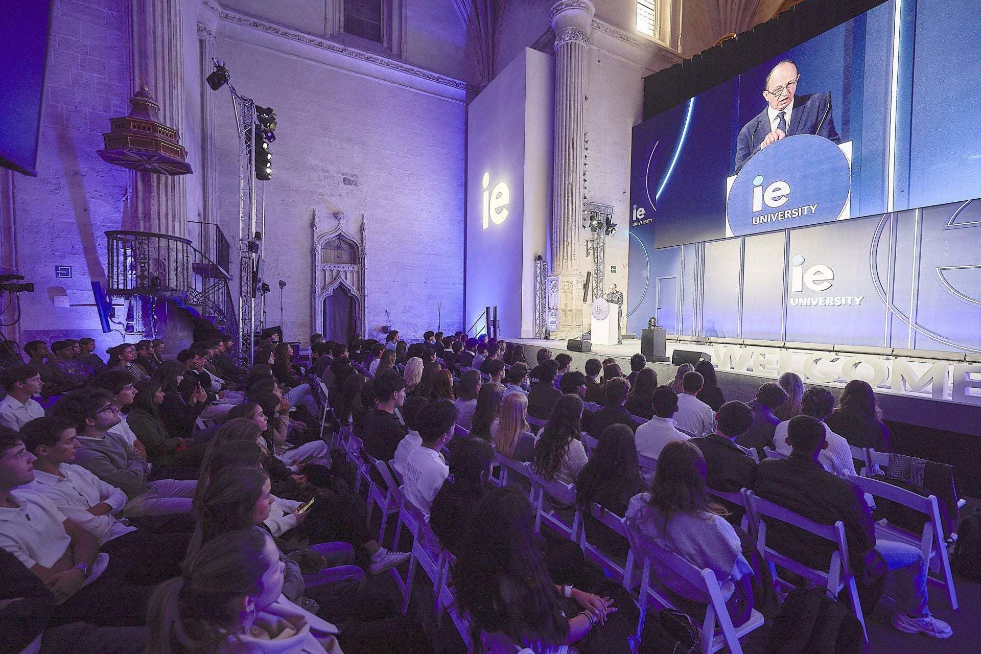 Inauguración del curso en IE University, hace unos días.