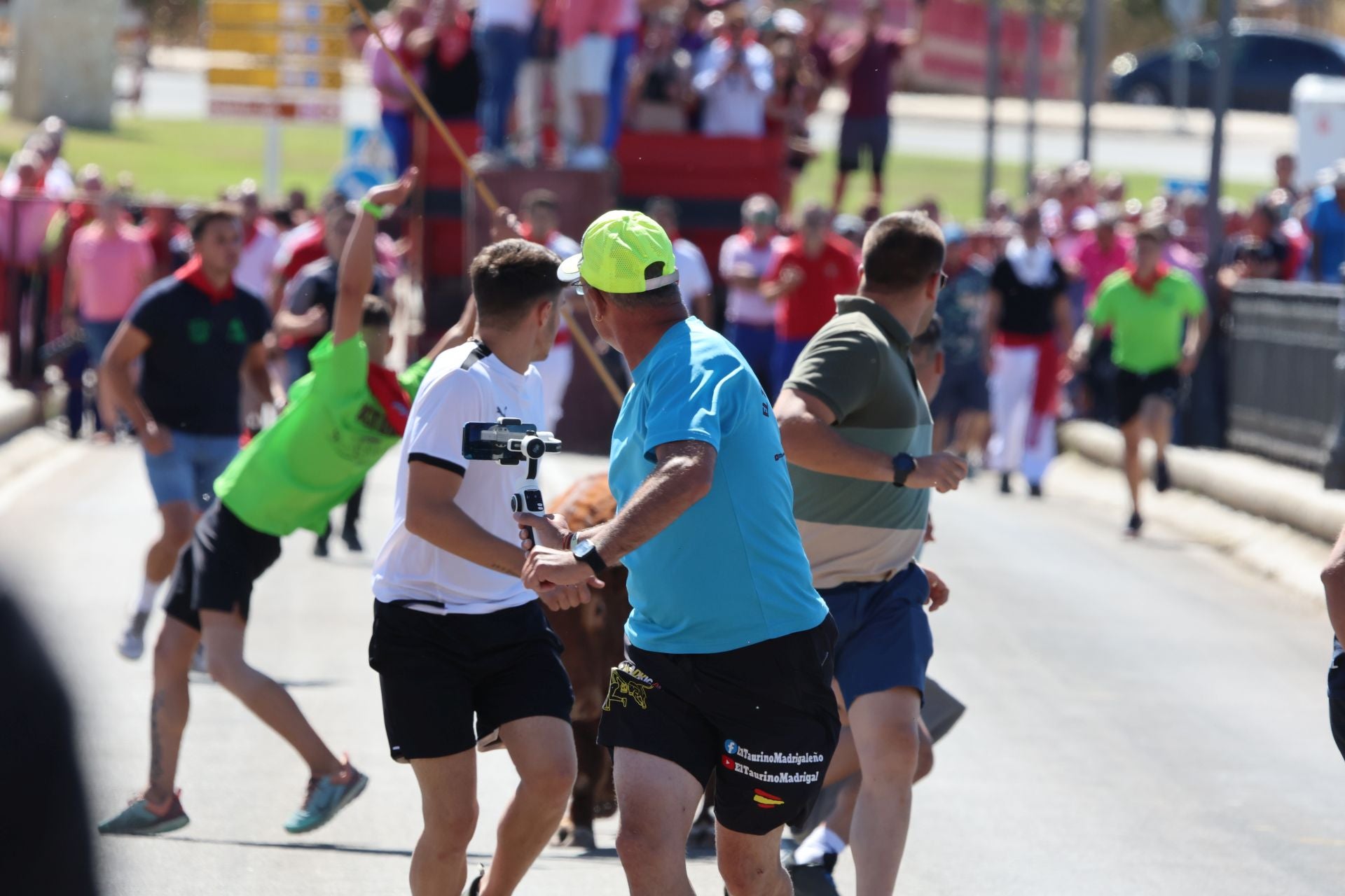 Las imponentes imágenes del toro de cajón en Tordesillas