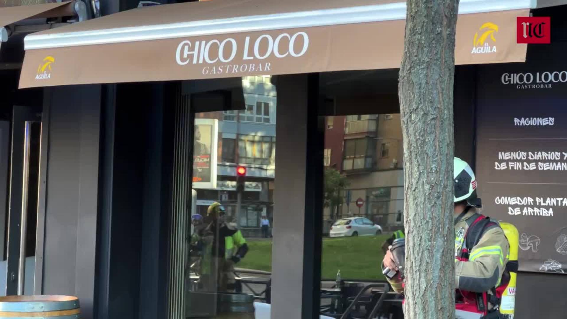 Incendio en un restaurante de la Plaza Circular de Valladolid