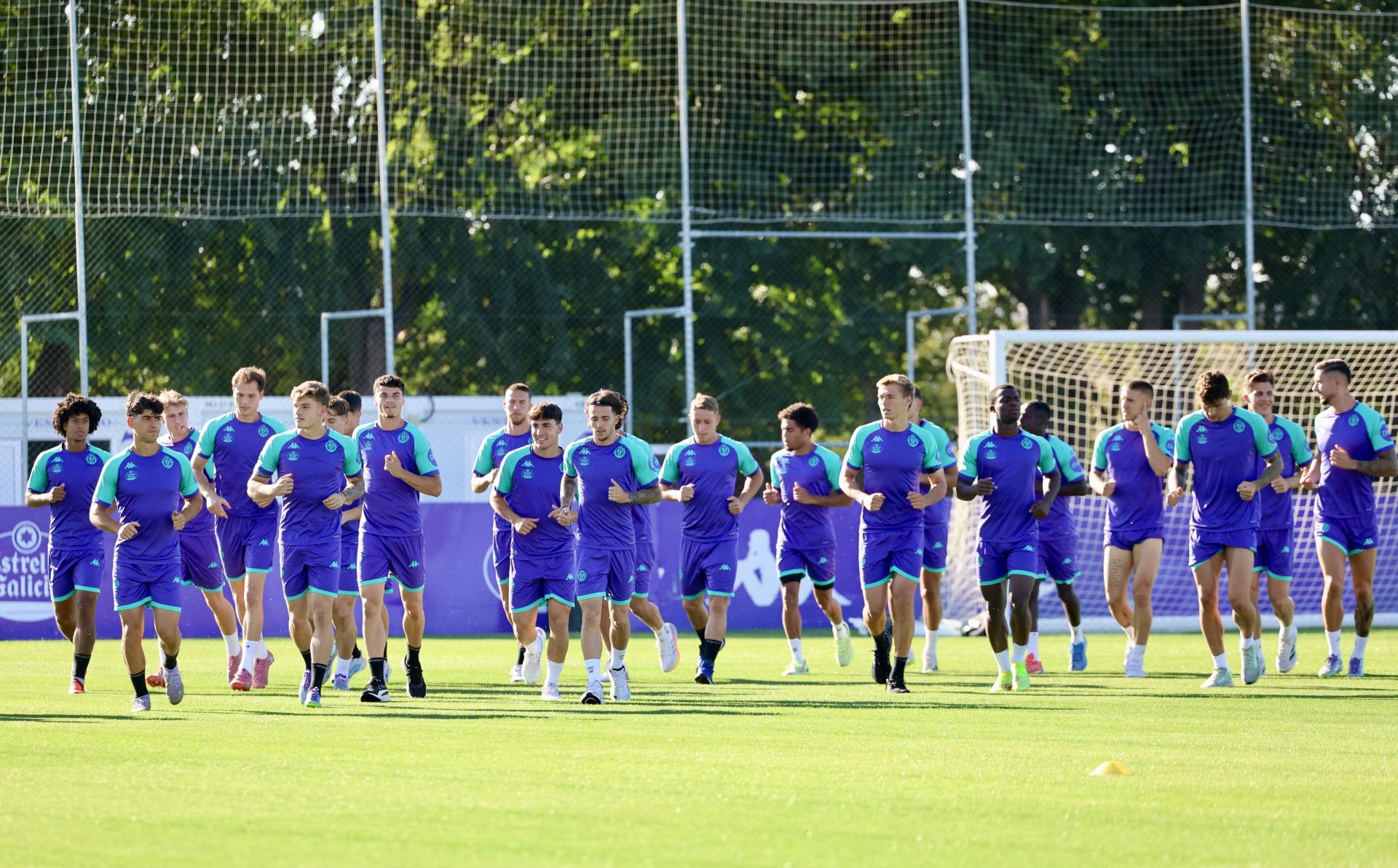 El entrenamiento de este lunes del Real Valladolid en imágenes