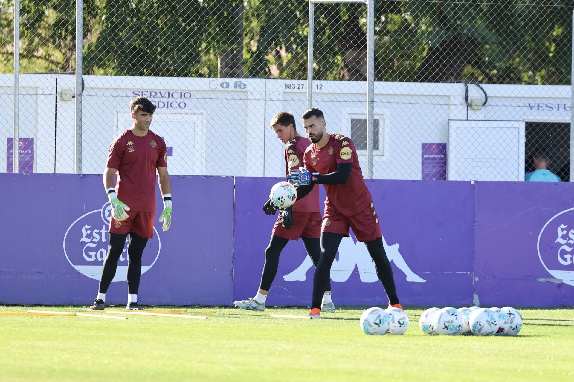 El entrenamiento de este lunes del Real Valladolid en imágenes