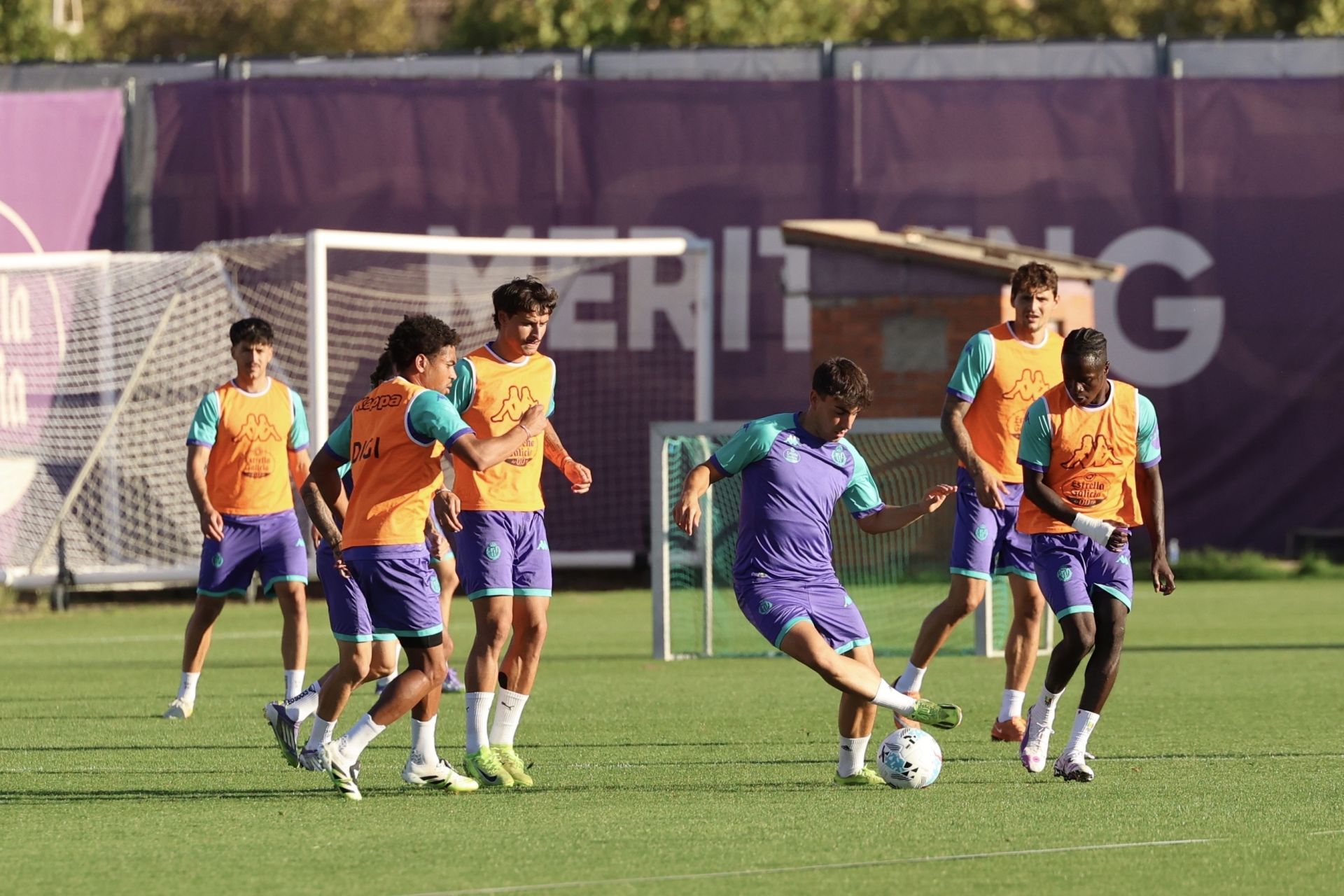 El entrenamiento de este lunes del Real Valladolid en imágenes
