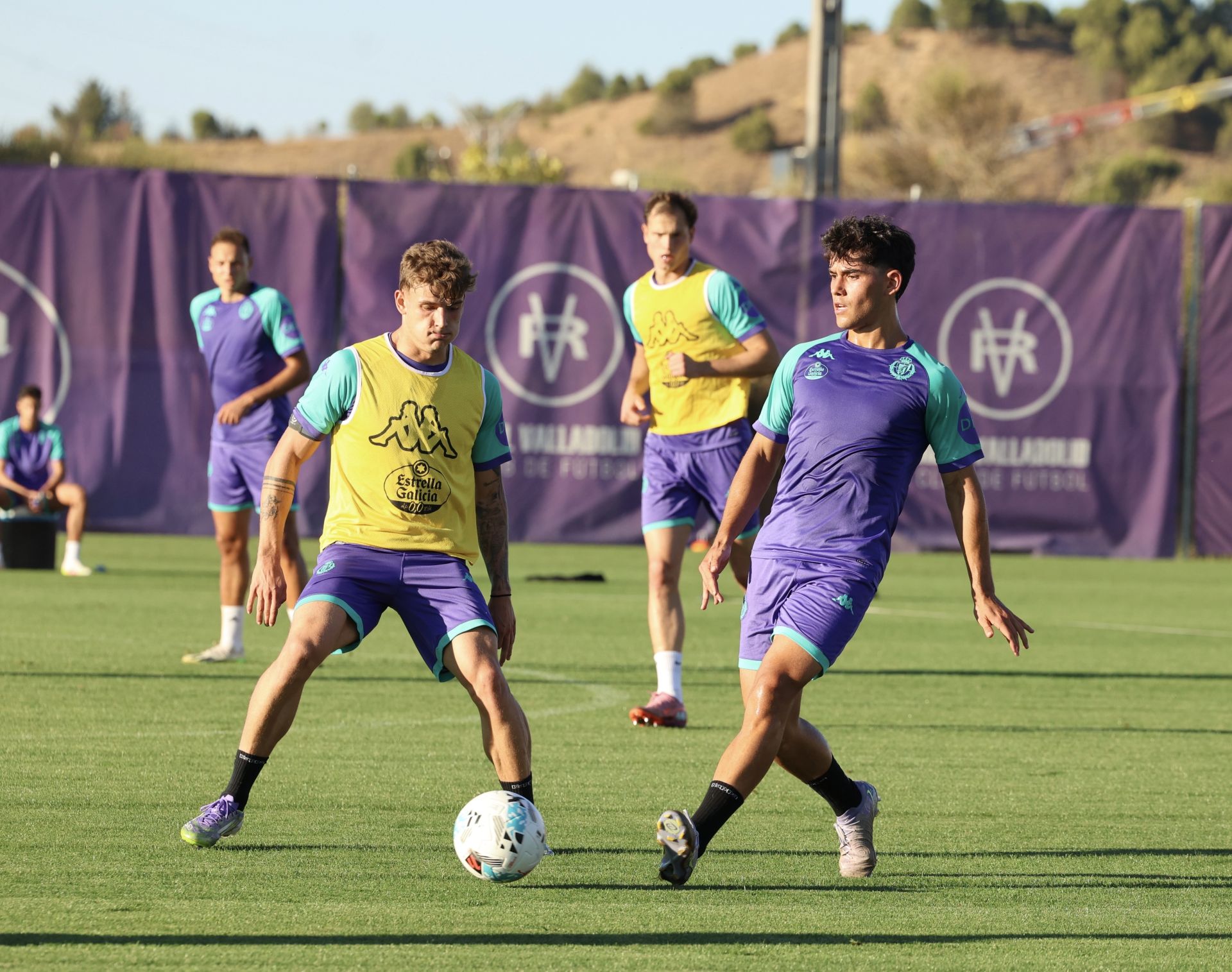 El entrenamiento de este lunes del Real Valladolid en imágenes