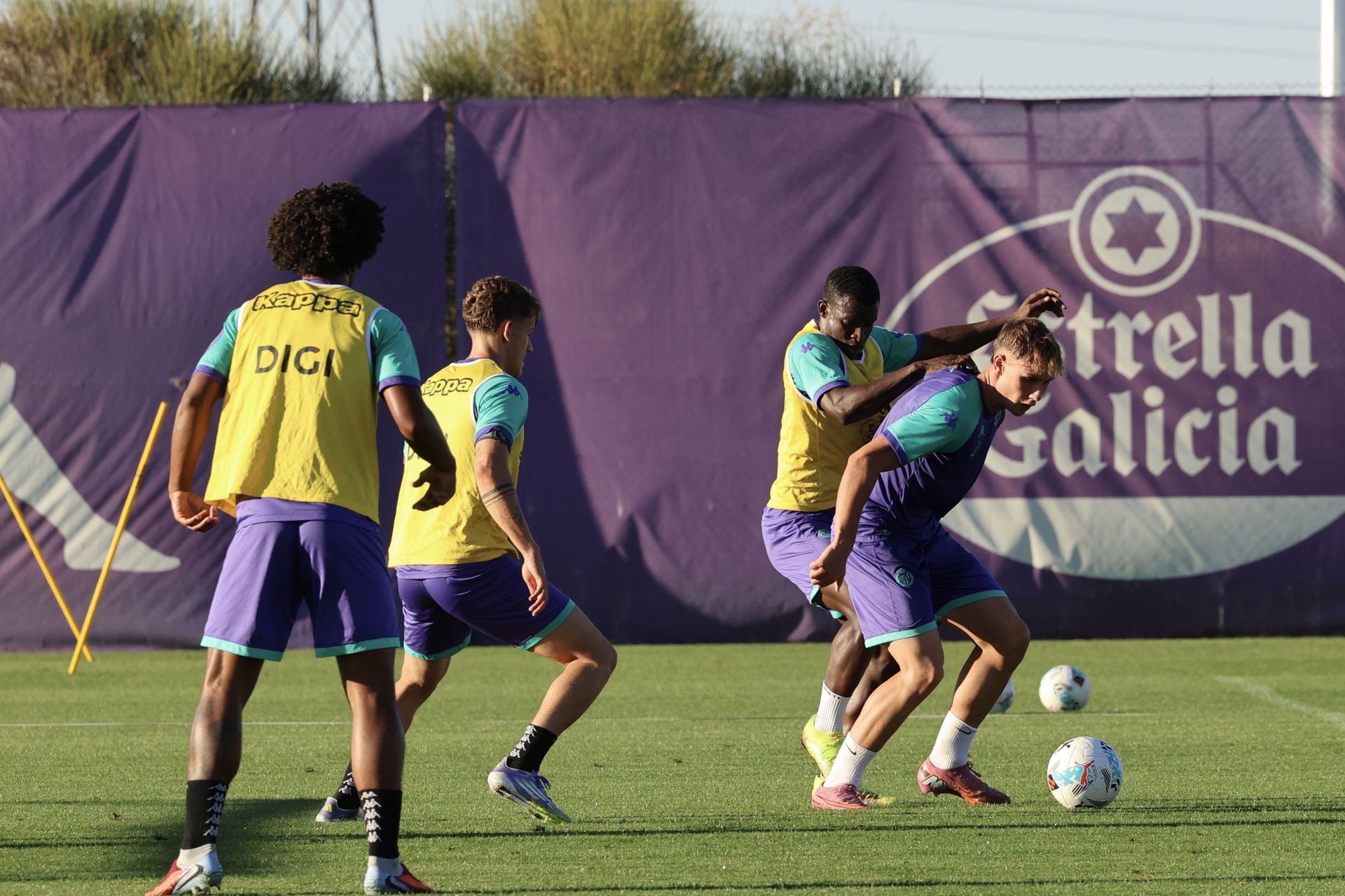 El entrenamiento de este lunes del Real Valladolid en imágenes