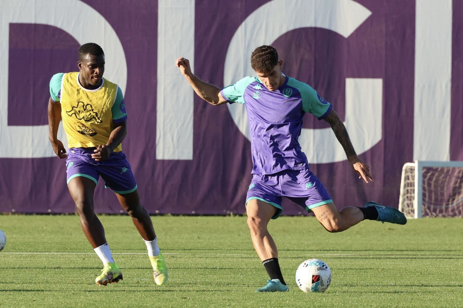 El entrenamiento de este lunes del Real Valladolid en imágenes