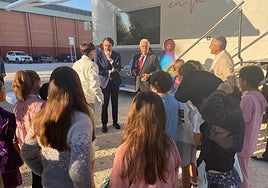 Suárez-Quiñones y Javier Díaz, en la inauguración.
