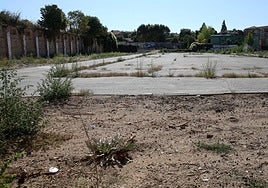 Espacio del antiguo Regimiento que ocuparán los autobuses turísticos.