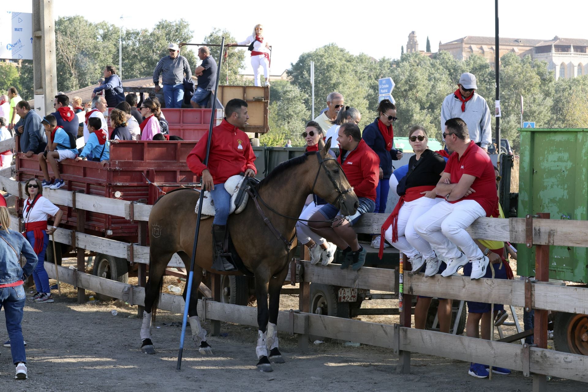 Encierro mixto del jueves en Tordesillas