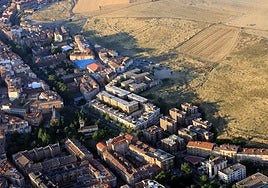 Vista aérea de Las Lastras, donde se prevén casi 300 nuevas viviendas.