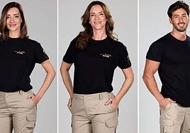 Los tres nominados de la semana en 'Supervivientes All Stars' Adara, Elena e Iván.