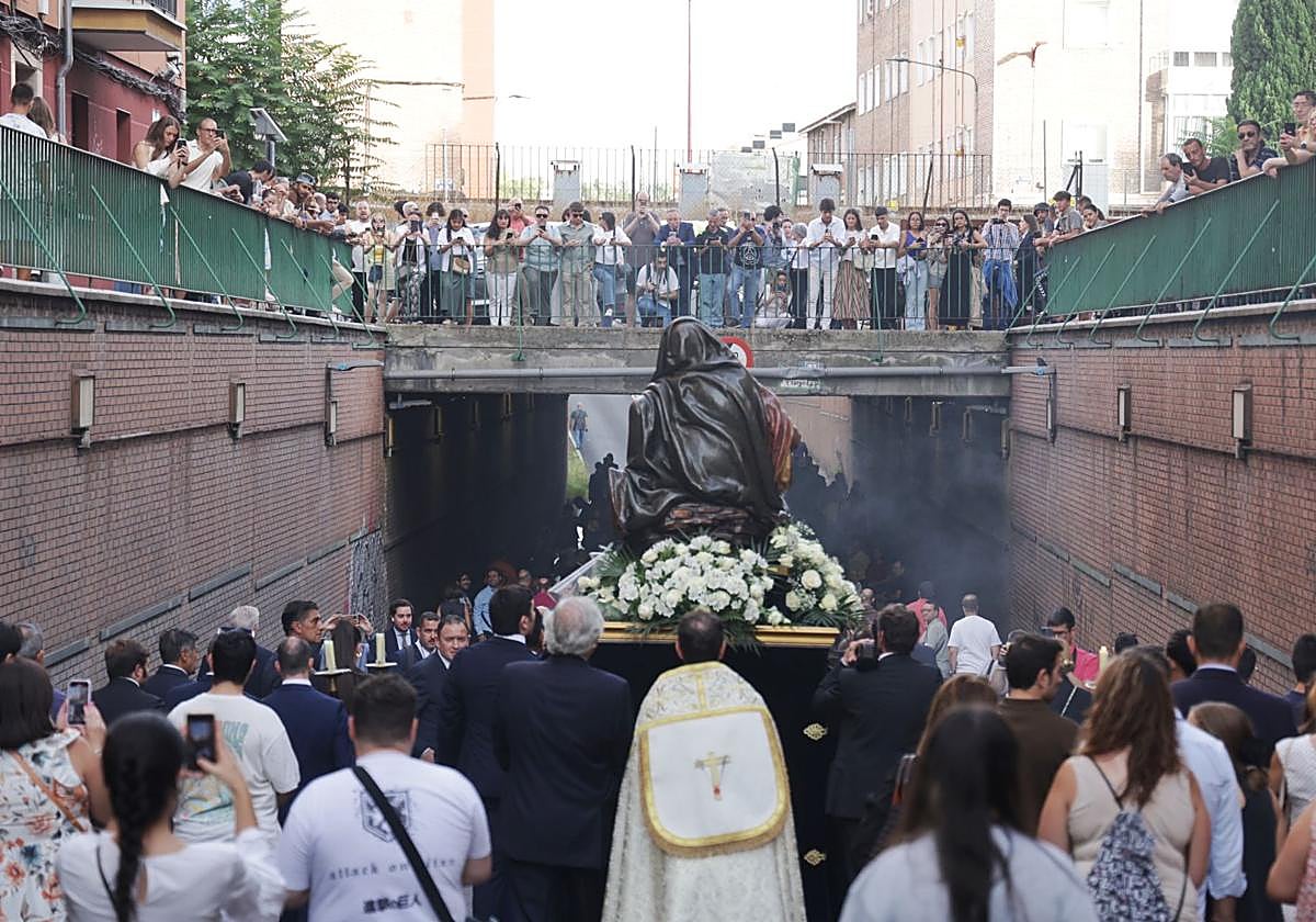 Las imágenes de la procesión de las Angustias en Valladolid