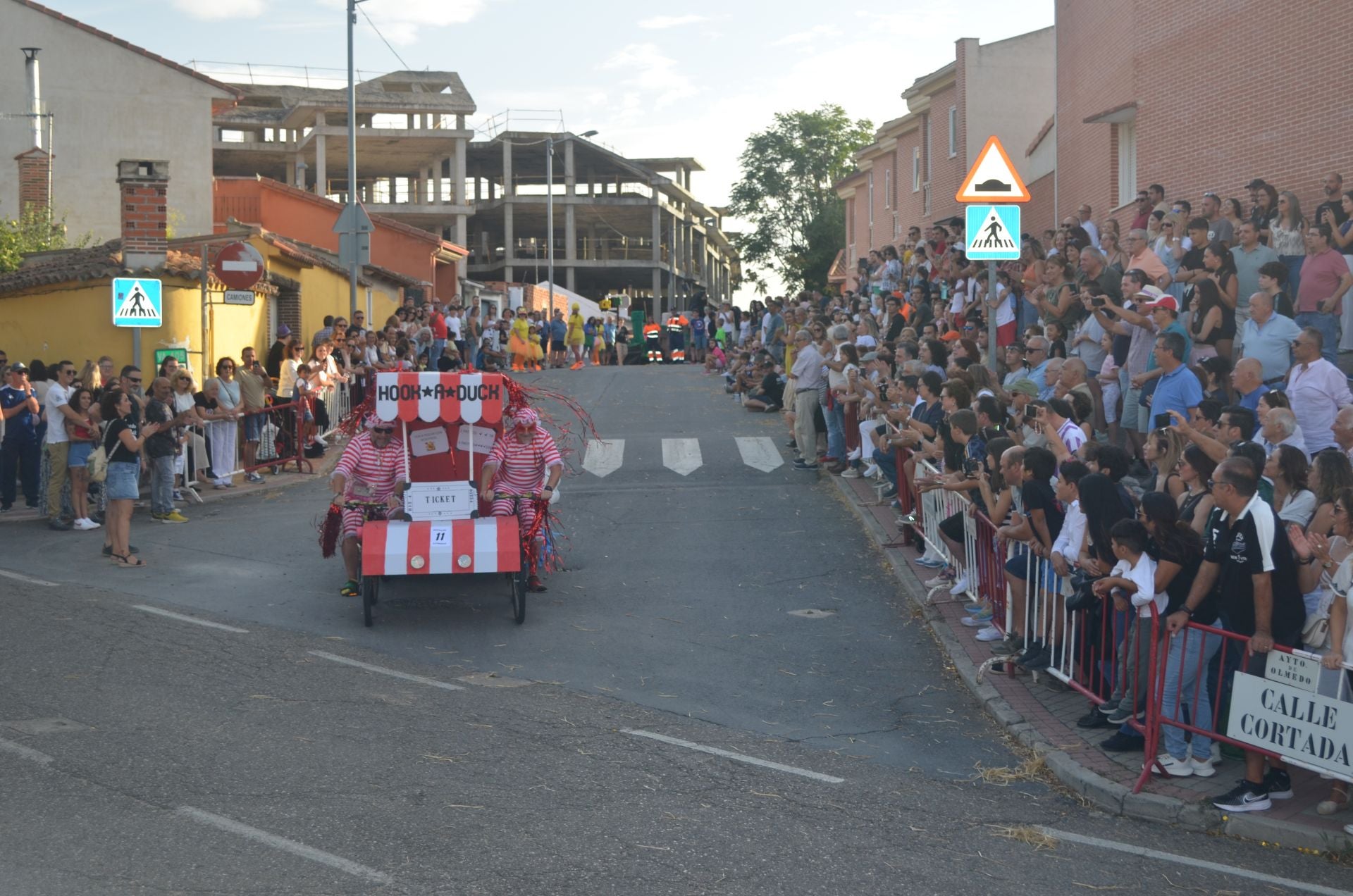 Las imágenes de los autos locos en Olmedo